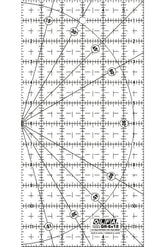 Olfa 1071819 QR-6x12 6-Inch by 12-Inch Frosted Advantage Acrylic Ruler